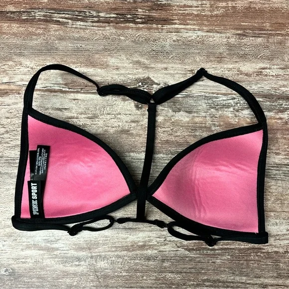 EUC PINK Sport by Victoria’s Secret Wireless Padded Push-Up Bra, Small - Picture 7 of 8